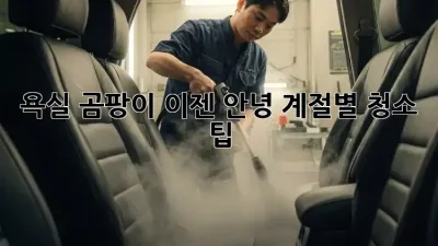 욕실 곰팡이, 이젠 안녕! 계절별 청소 팁